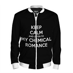 Бомбер мужской My chemical romance, цвет: 3D-белый