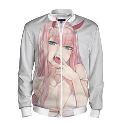Бомбер мужской Ahegao, цвет: 3D-белый