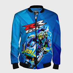 Бомбер мужской Suzuki MotoGP, цвет: 3D-черный