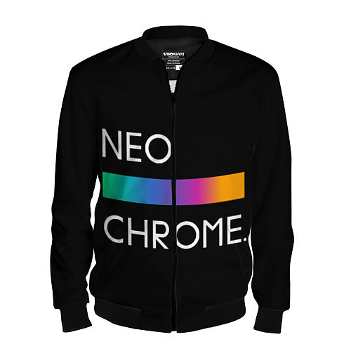 Мужской бомбер NEO CHROME / 3D-Черный – фото 1