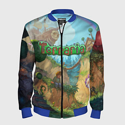 Бомбер мужской Terraria, цвет: 3D-синий