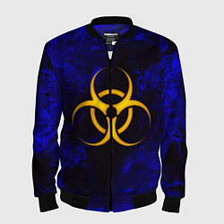 Бомбер мужской BIOHAZARD, цвет: 3D-черный