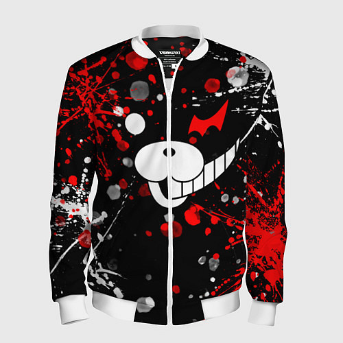 Мужской бомбер MONOKUMA / 3D-Белый – фото 1