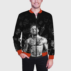 Бомбер мужской CONOR McGREGOR, цвет: 3D-красный — фото 2