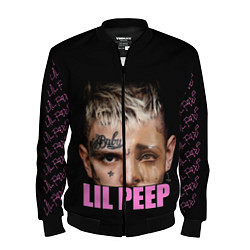 Бомбер мужской Lil Peep, цвет: 3D-черный