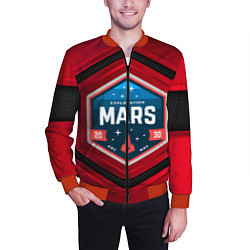 Бомбер мужской MARS NASA, цвет: 3D-красный — фото 2