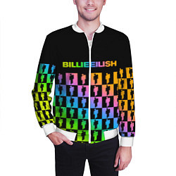 Бомбер мужской BILLIE EILISH, цвет: 3D-белый — фото 2