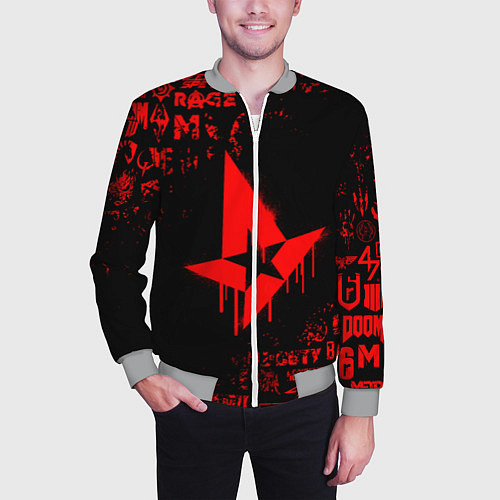 Мужской бомбер ASTRALIS / 3D-Меланж – фото 3
