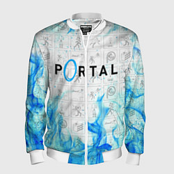 Бомбер мужской PORTAL, цвет: 3D-белый