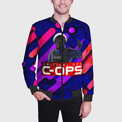 Бомбер мужской C-OPS, цвет: 3D-черный — фото 2