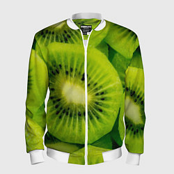 Мужской бомбер Зеленый киви