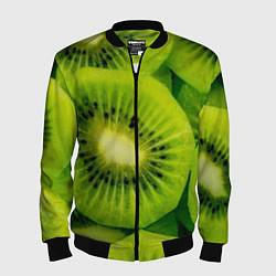 Мужской бомбер Зеленый киви
