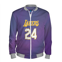 Бомбер мужской Los Angeles Lakers Kobe Brya, цвет: 3D-меланж