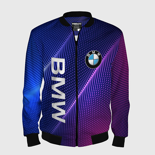 Мужской бомбер BMW / 3D-Черный – фото 1