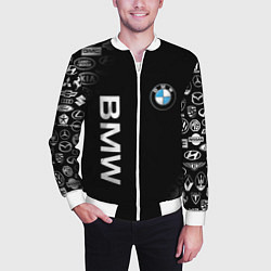 Бомбер мужской BMW, цвет: 3D-белый — фото 2