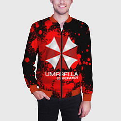 Бомбер мужской UMBRELLA CORP, цвет: 3D-красный — фото 2