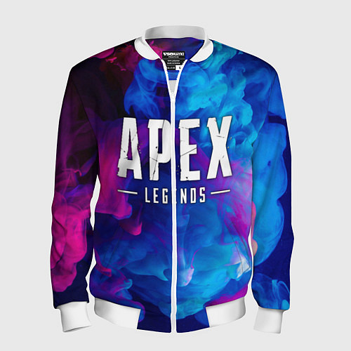 Мужской бомбер APEX LEGENDS / 3D-Белый – фото 1