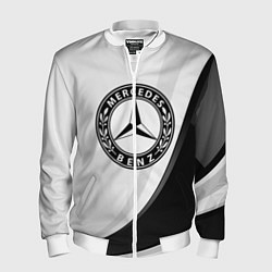 Бомбер мужской MERCEDES-BENZ, цвет: 3D-белый