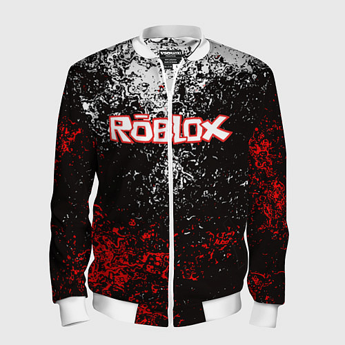 Мужской бомбер ROBLOX / 3D-Белый – фото 1