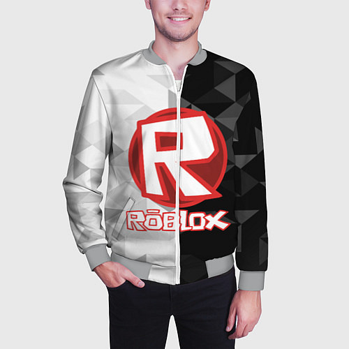 Мужской бомбер ROBLOX / 3D-Меланж – фото 3