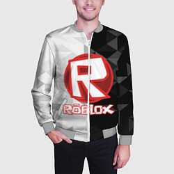 Бомбер мужской ROBLOX, цвет: 3D-меланж — фото 2
