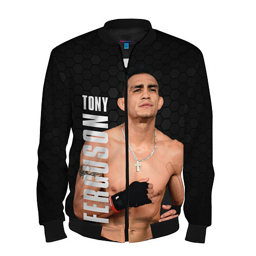 Мужской бомбер EL CUCUY Tony Ferguson / 3D-Черный – фото 1