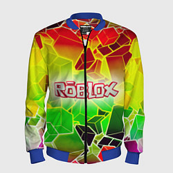 Бомбер мужской Роблокс, цвет: 3D-синий