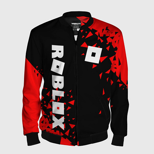 Мужской бомбер ROBLOX / 3D-Черный – фото 1