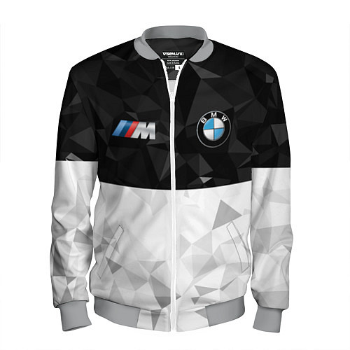 Мужской бомбер BMW M SPORT / 3D-Меланж – фото 1