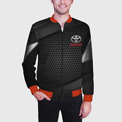 Бомбер мужской TOYOTA, цвет: 3D-красный — фото 2