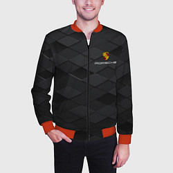 Бомбер мужской PORSCHE, цвет: 3D-красный — фото 2