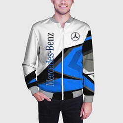 Бомбер мужской Mercedes-Benz, цвет: 3D-меланж — фото 2