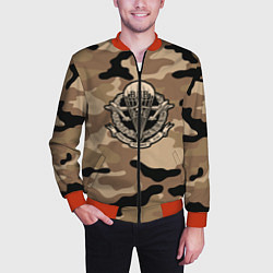 Бомбер мужской ВДВ СССР, цвет: 3D-красный — фото 2