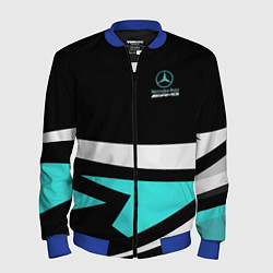 Бомбер мужской Mercedes-AMG, цвет: 3D-синий