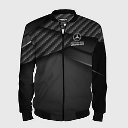 Бомбер мужской Mercedes-AMG, цвет: 3D-черный