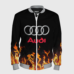 Бомбер мужской AUDI, цвет: 3D-меланж