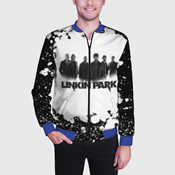 Бомбер мужской LINKIN PARKспина, цвет: 3D-синий — фото 2