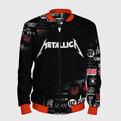 Мужской бомбер Metallica