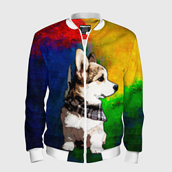 Мужской бомбер Корги