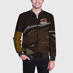 Бомбер мужской Форма Bear, цвет: 3D-черный — фото 2
