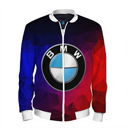 Бомбер мужской BMW NEON, цвет: 3D-белый