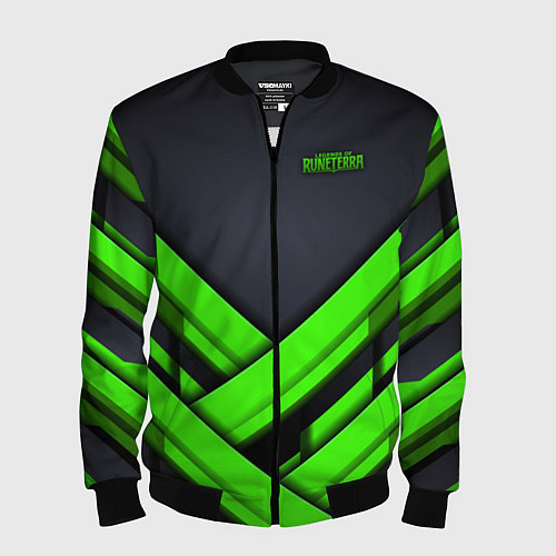 Мужской бомбер Legends of Runeterra / 3D-Черный – фото 1