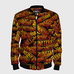 Бомбер мужской Legends of Runeterra, цвет: 3D-черный