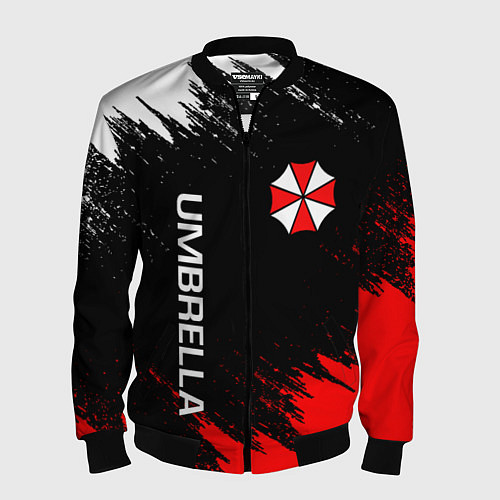 Мужской бомбер RESIDENT EVIL UMBRELLA / 3D-Черный – фото 1