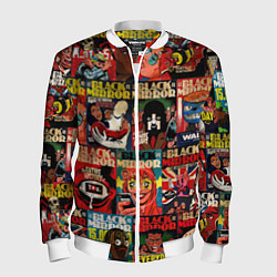 Мужской бомбер ЧЕРНОЕ ЗЕРКАЛО