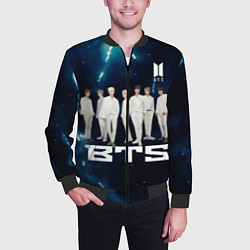 Бомбер мужской BTS, цвет: 3D-черный — фото 2