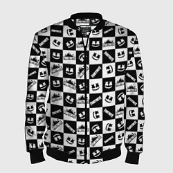 Бомбер мужской Fortnite&Marshmello, цвет: 3D-черный