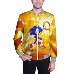 Бомбер мужской Sonic, цвет: 3D-меланж — фото 2