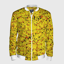 Бомбер мужской Пикачу, цвет: 3D-белый