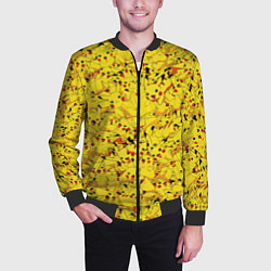 Бомбер мужской Пикачу, цвет: 3D-черный — фото 2